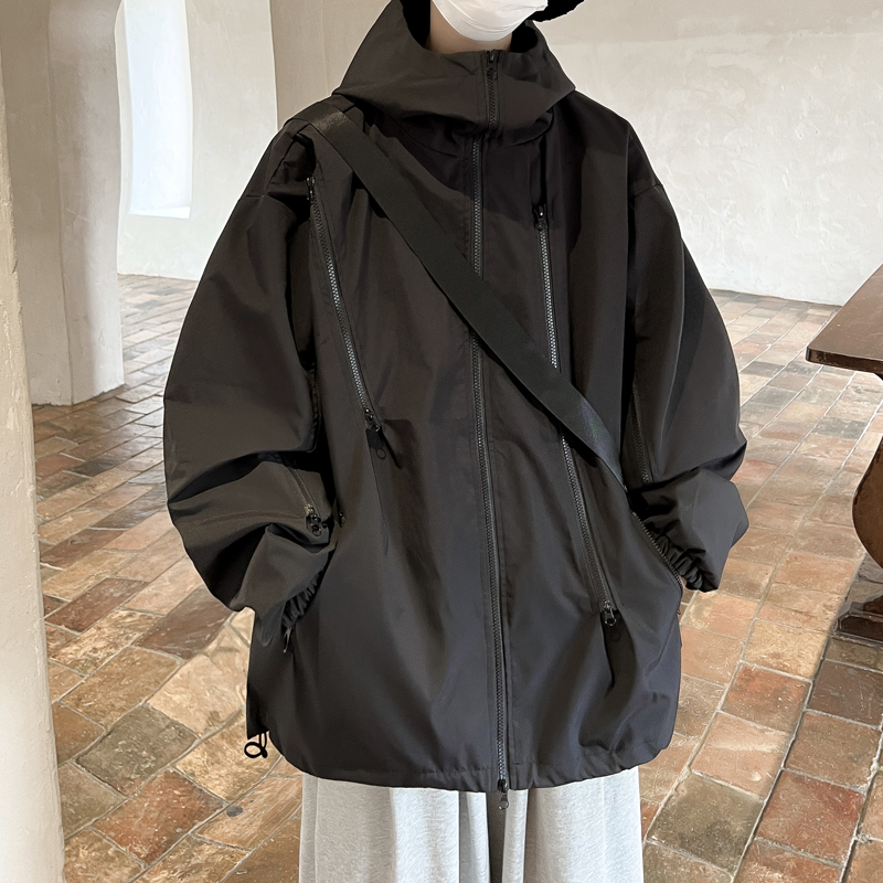 psobrond店oaoo蒙马特青港潮先生冲锋衣棉服工装加厚加绒保暖外套
