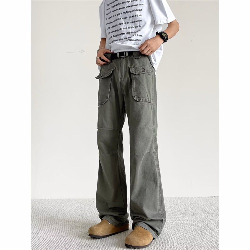 psobrond店oaoo蒙马特青港潮先生美式高街小众工装裤男个性休闲裤