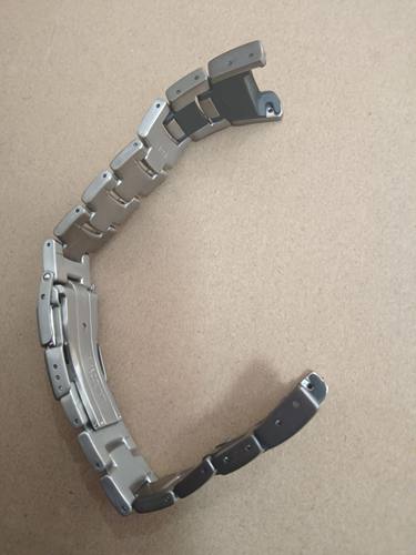 适配卡西欧PRG-130T PRW-1500YT PAW-1500T表带银钛带，登山表带