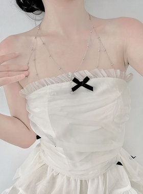 女性感辣妹身体链胸链立体