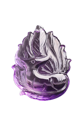 紫水晶狐仙天然项链诚缘吊坠
