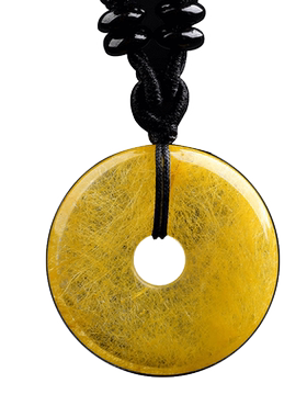 平安扣男女款天然水晶饰品吊坠