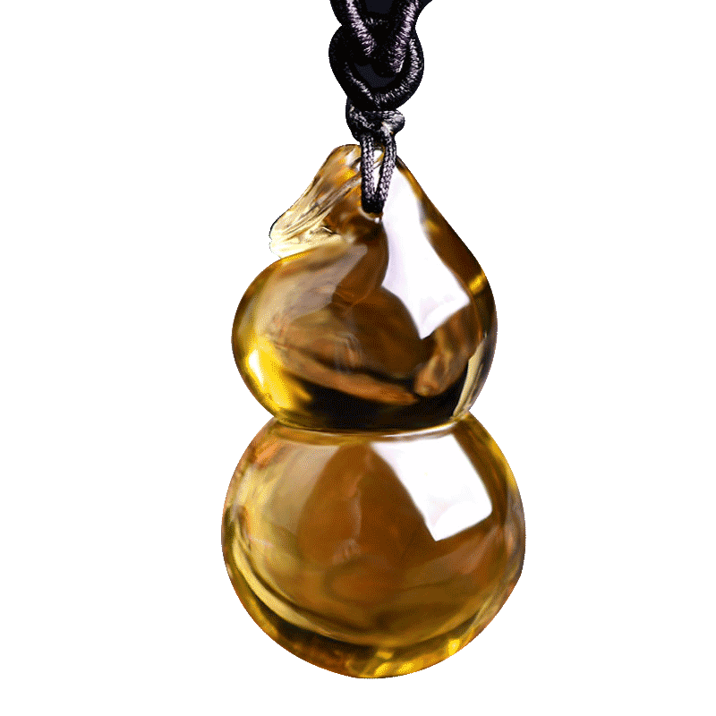 福禄葫芦本命年平安天然黄水晶