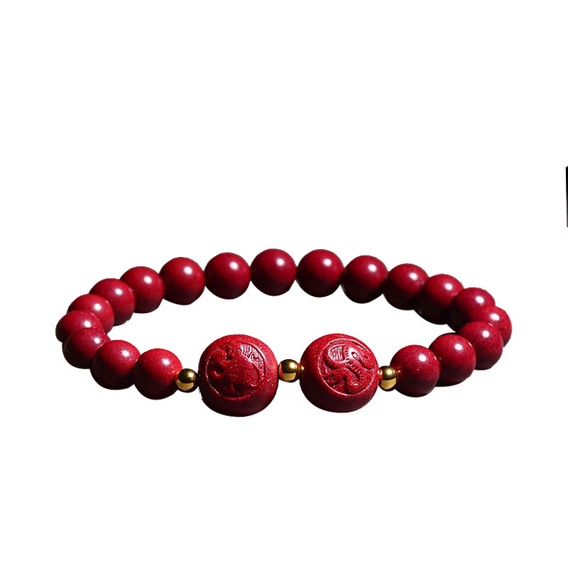 朱砂红绳手链马羊六合贵人马羊喜合2026年属马人吉祥物手串男女