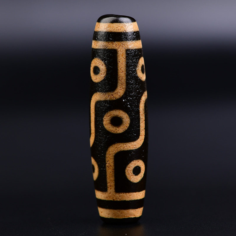 宫妃西藏传世真品九眼天珠吊坠包浆老天珠原矿玛瑙项链挂件男女