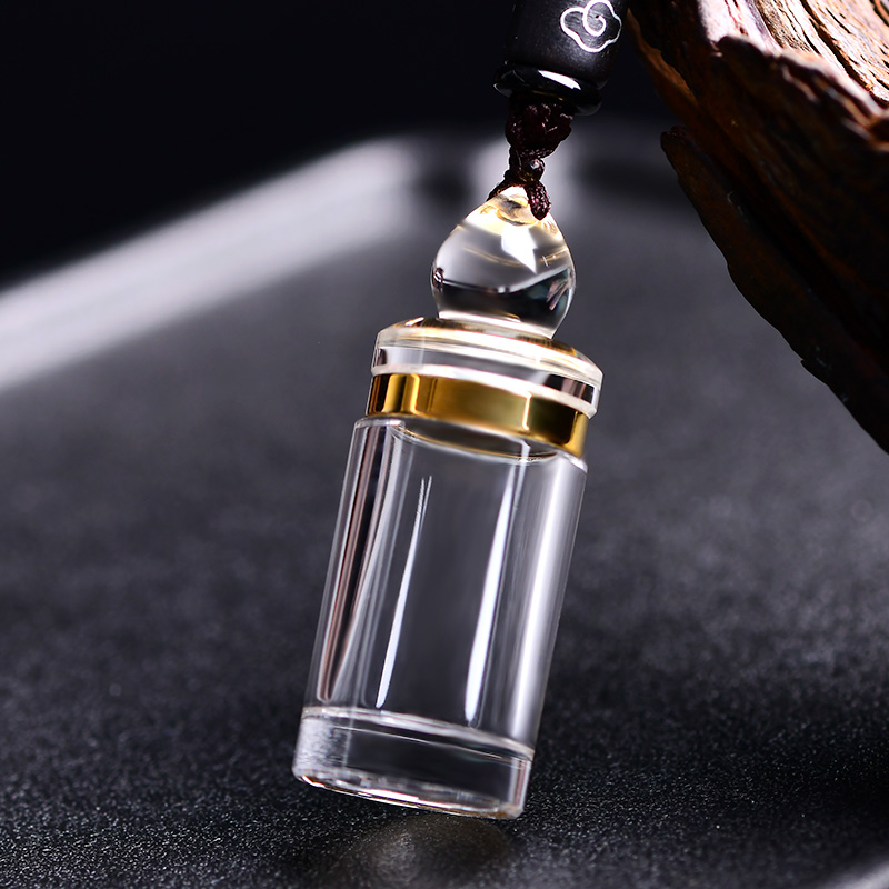 天然白水晶挂件供奉吊坠大口径