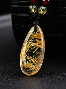 天然水晶锁骨链小巧吊坠