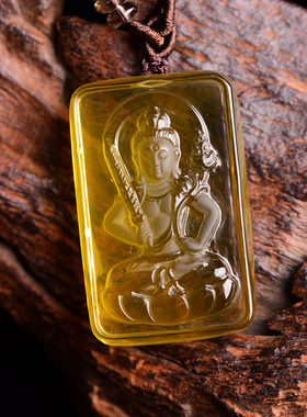 虚空藏菩萨本命佛属牛天然黄水晶