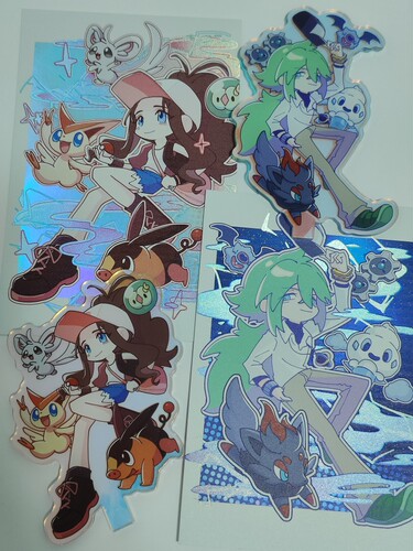 【预售】宝可梦黑白 bw 同人周边 N 透子