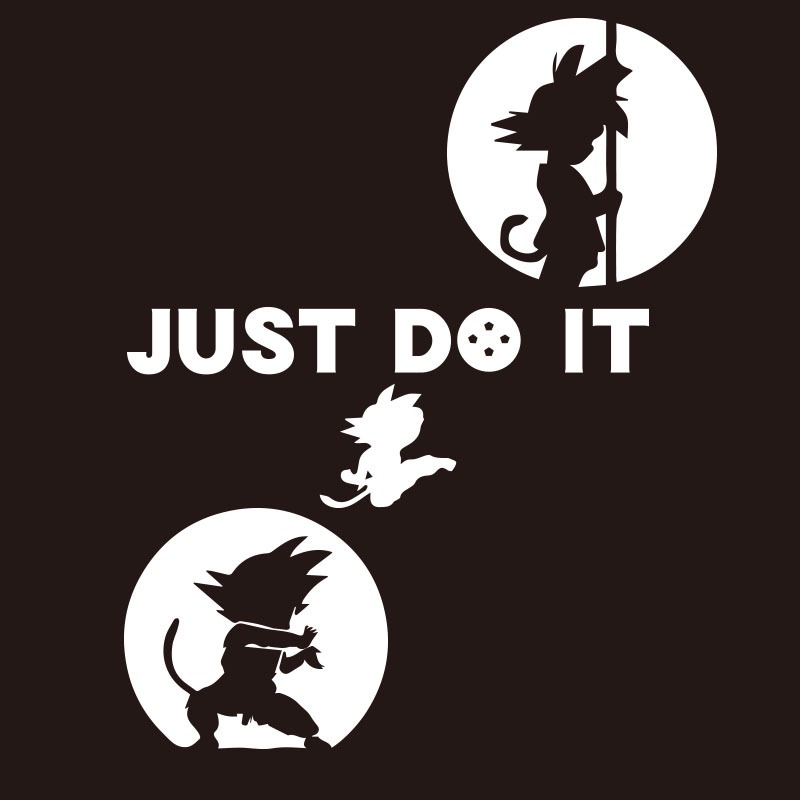 七龙珠悟空镂空小人后窗玻璃风挡汽车装饰贴纸