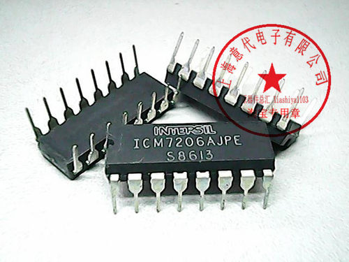 ICM7206AJPE , INTERSIL, DIP-16【原装】赛格市场G332室实体店