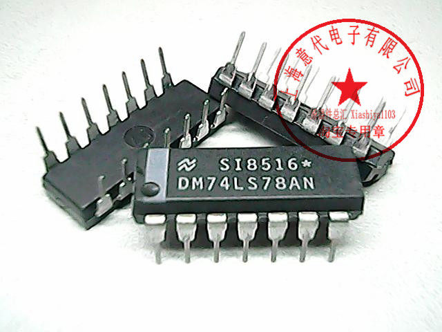dm74ls78an  国半 74ls78【正品原装】赛格市场g332室实体店 现货