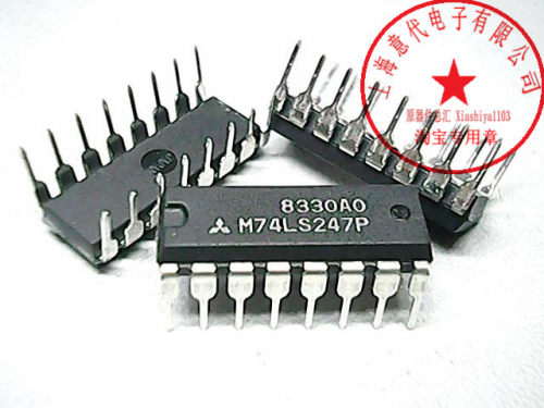 M74LS247P 三菱/富士通 74LS247〖原装〗赛格市场G332室实体现货