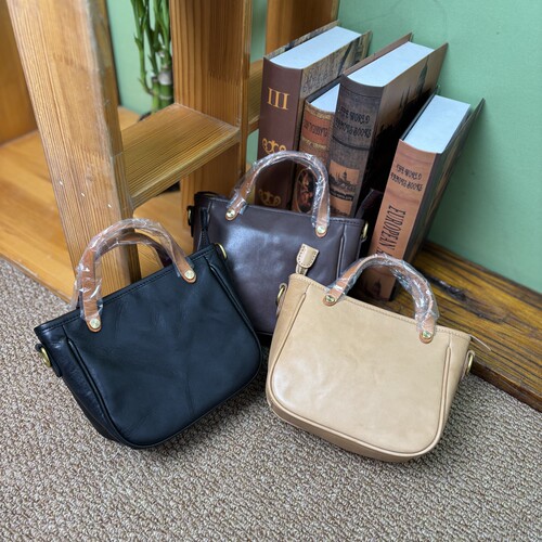 简约小手提菜篮子包洗水抓纹植鞣牛皮单肩斜挎包撞色女包