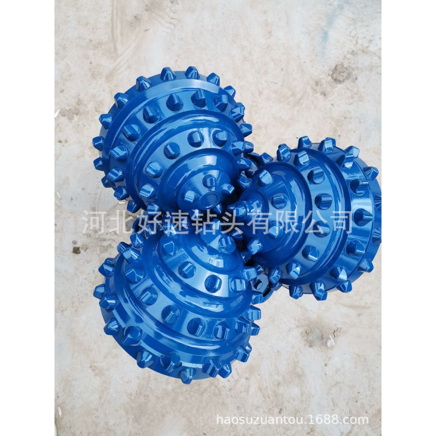 石油钻采设备镶齿三牙轮钻头14 3/4英寸374mm--IADC617岩石钻采用