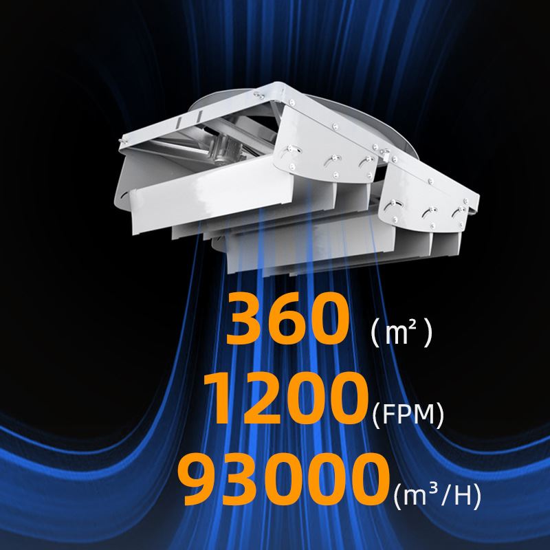 牛舍悬挂式风机换气扇 玻璃钢塞克龙风机大风量畜牧吹风扇大功率
