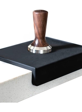 watchget Espresso Tamping Mat, Coffee Tamper Mat, Black Food