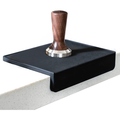 watchget Espresso Tamping Mat, Coffee Tamper Mat, Black Food