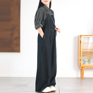 极简百搭不挑人背带裤 满屏大长腿 可调节减龄显瘦连体裤 绿素棉