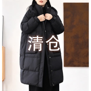 闪降！长款羽绒服专区 特价优惠孤品 鸭绒外套女大码胖mm