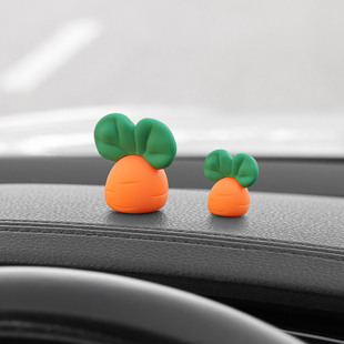 大小蘑菇治愈系车内装饰品车内上中控显示屏幕公仔汽车中控台摆件