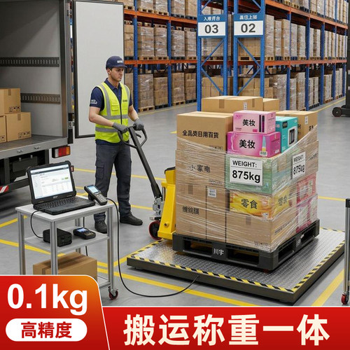 高精度电子称重叉车2/3吨搬运车