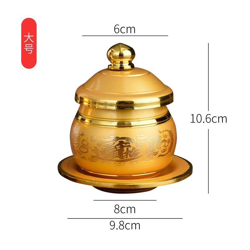 供佛杯供水杯家用佛前供奉财神观音招财心经圣水杯佛台杯佛具用品