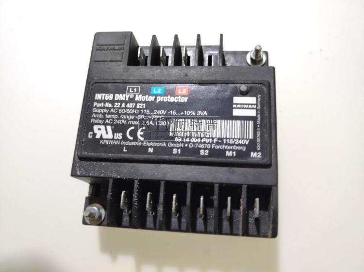 德国进口INT69DMY压缩机保护器22A407S21