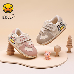 软底防滑女童婴儿学步鞋 B.Duck小黄鸭童鞋 新款 子2025秋季 男宝宝鞋