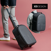 XDDESIGN爱思迪17寸电脑双肩包行李箱可登机拉杆背包商务出差旅行