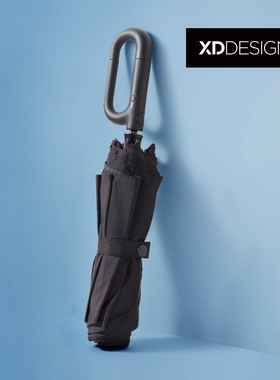 XDDESIGN爱思迪男士高级伞折叠两用纳米速干伞黑色商务晴雨伞男