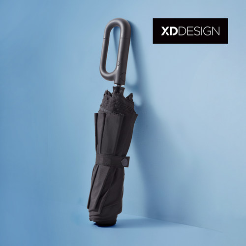 xddesign雨伞速干黑色自动