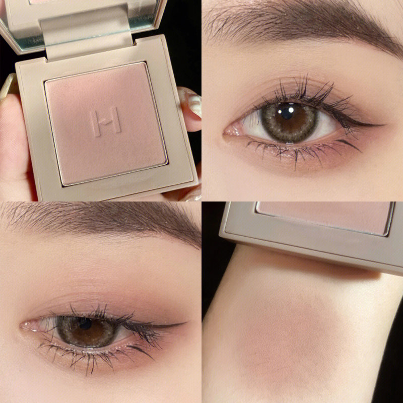 hince眼影单色v002柔雾干枯玫瑰灰调藕粉低饱和哑光韩国小众品牌