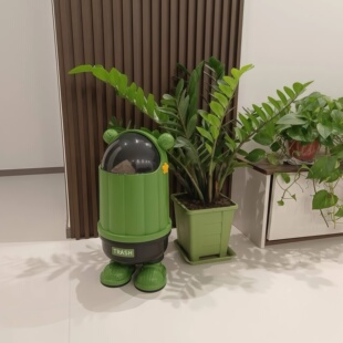 垃圾桶家用2025新款高颜值可爱客厅儿童卧室幼儿园户外卡通收纳桶