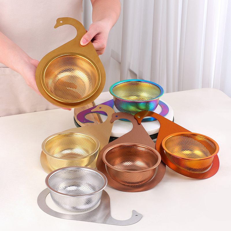 厨房水槽天鹅沥水篮不锈钢沥水架