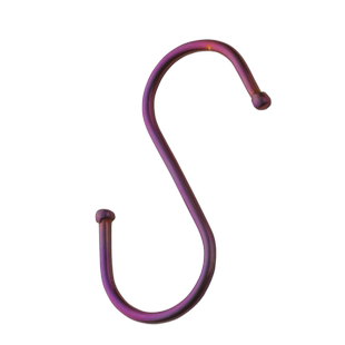 不锈钢S形挂钩4个装家用厨房厨具挂钩小工具加厚金色小挂钩