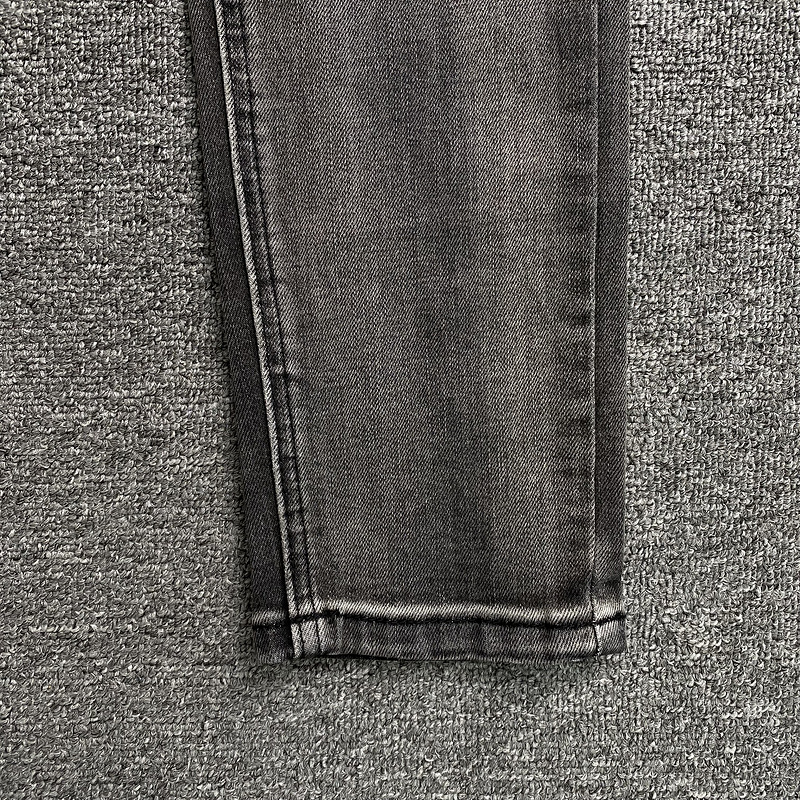 thumbnail for Lettered logo print, ripped fashion, casual, simple skinny jeans