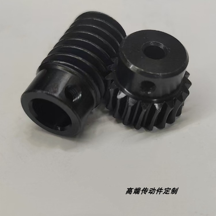 厂家现货出售1模速比1：20精密耐磨碳钢 蜗杆铜蜗轮自锁支持定做