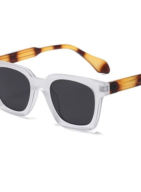 太阳镜男款方框眼镜磨砂防紫外线