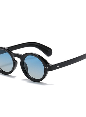 个性圆框米钉眼镜时尚跨境墨镜