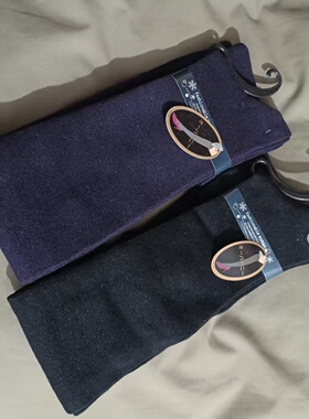 秋冬女士纯棉长筒袜子过膝袜长筒袜套带袜底黑色紫色舞蹈袜