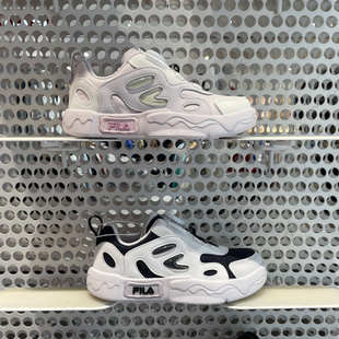 板鞋 旋钮运动经典 K64B431301 2025秋冬男女小童休闲鞋 FILA斐乐童鞋