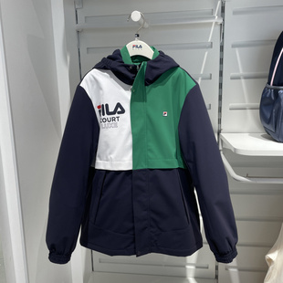 FILA斐乐童装26春季男大童三合一加绒羽绒服上衣两件套K62B613909