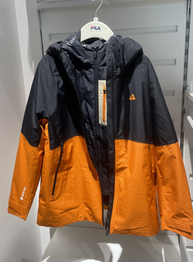 FILA斐乐童装25冬季男大童三合一梭织羽绒服上衣两件套K12B543913