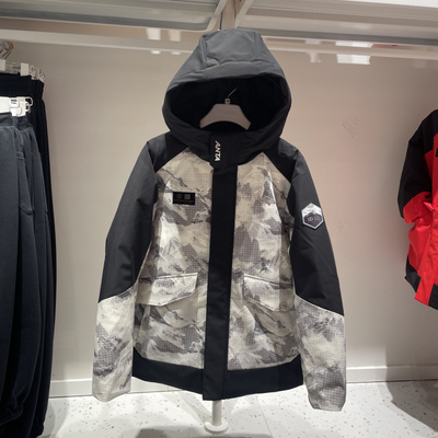 安踏儿童外套25冬季新款男大童户外系列运动连帽羽绒服352546911S