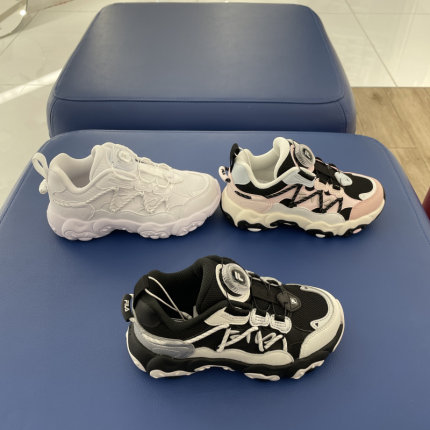 FILA斐乐童鞋儿童跑步鞋2025秋季男女小童猫爪鞋运动鞋K14B531105