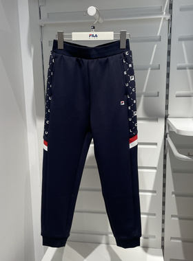 FILA斐乐童装2026春季新款男大童运动休闲百搭针织长裤K62B613605