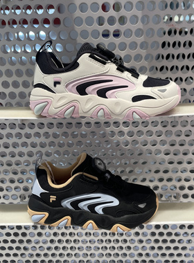 FILA斐乐童鞋2025秋冬男女小童虎爪鞋防滑运动户外鞋子K64B312502