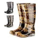 水产工地劳保水鞋 胶鞋 防滑防水男士 雨靴长筒钓鱼鞋 男款 高筒雨鞋