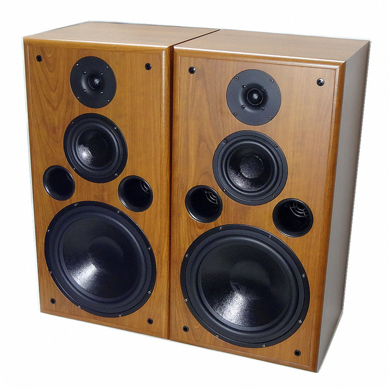 山水出口三分频原装10寸发烧音箱hifi音响无源书架对箱高保真家用